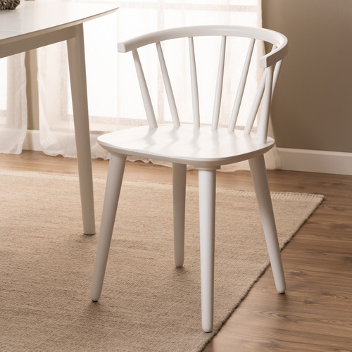 Low back discount spindle dining chair